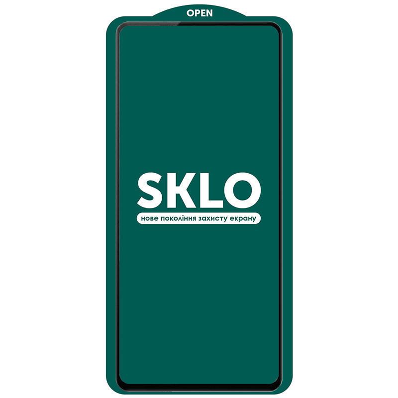 Захисне скло SKLO 5D для Samsung S23FE/A54 чорна рамка