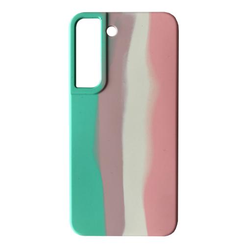 Rainbow Silicone Case для Samsung S22  (Candy)