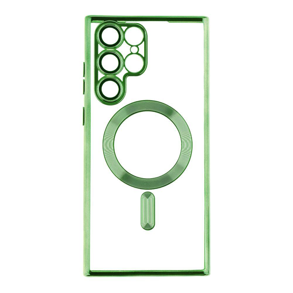 Накладка SHINING Camera MagSafe для Samsung S22 Ultra (Green)