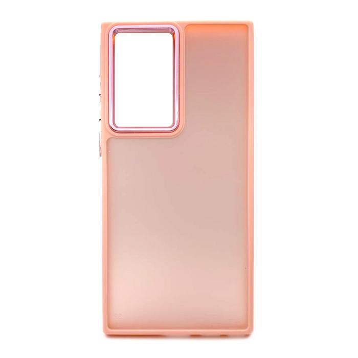 Накладка FIBRA Metallic Matte для Samsung S22 Ultra (Pink)