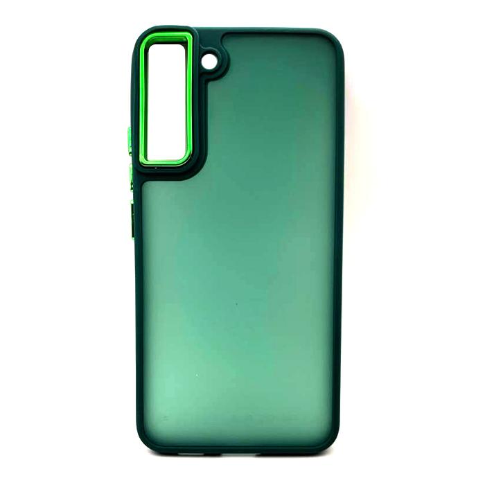 Накладка FIBRA Metallic Matte для Samsung S22 Plus (Green)