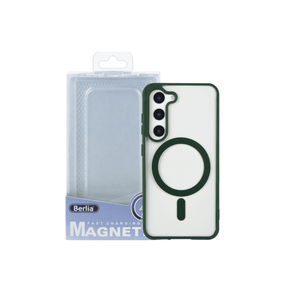 Накладка Magsafe Berlia Color Series для SAMSUNG S23 Plus (Green)