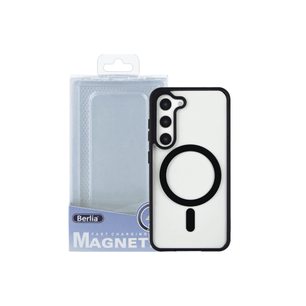 Накладка Magsafe Berlia Color Series для SAMSUNG S23 Plus (Black)