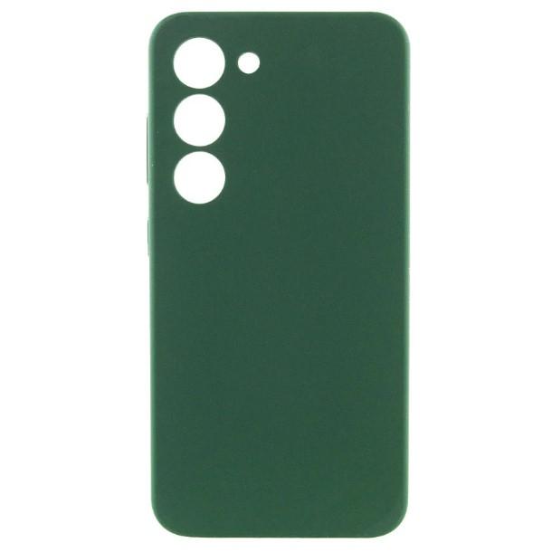 Silicone Cover Full Camera without Logo (A) для Samsung S23 (Virid)