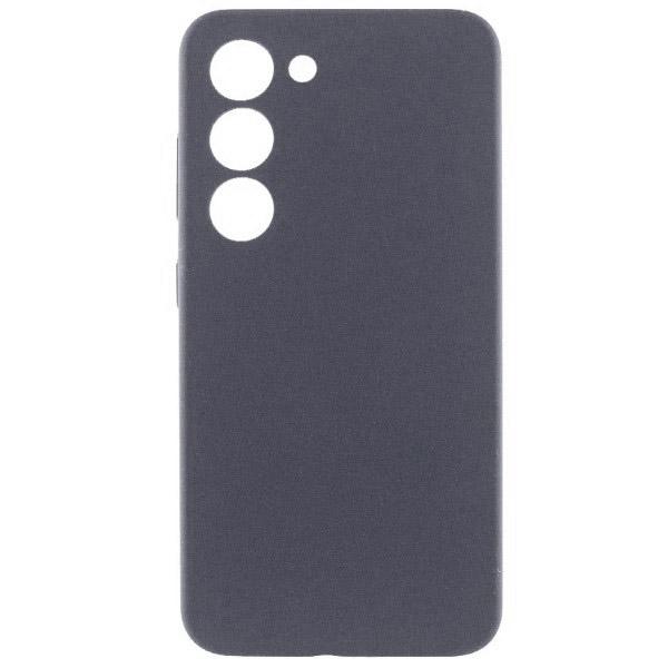 Silicone Cover Full Camera without Logo (A) для Samsung S23 (Grey)