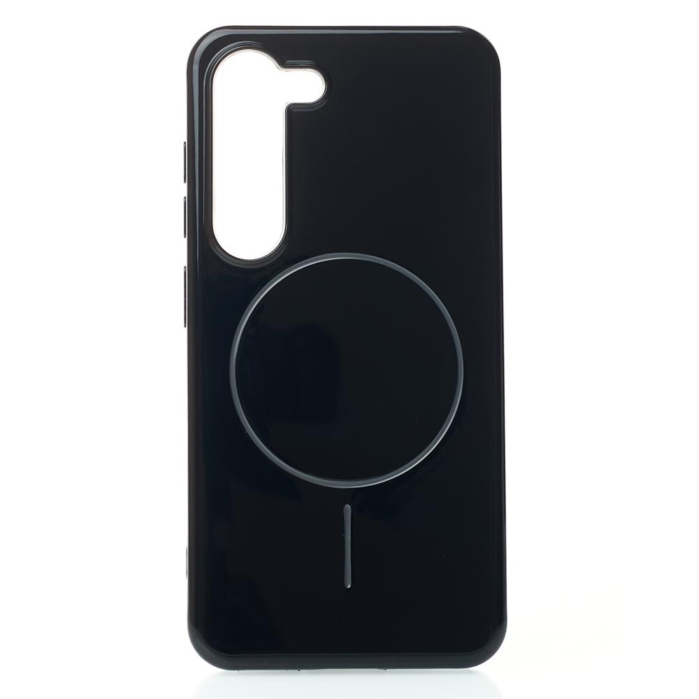 Чохол Glamour MagSafe для Samsung S25 Edge чорний