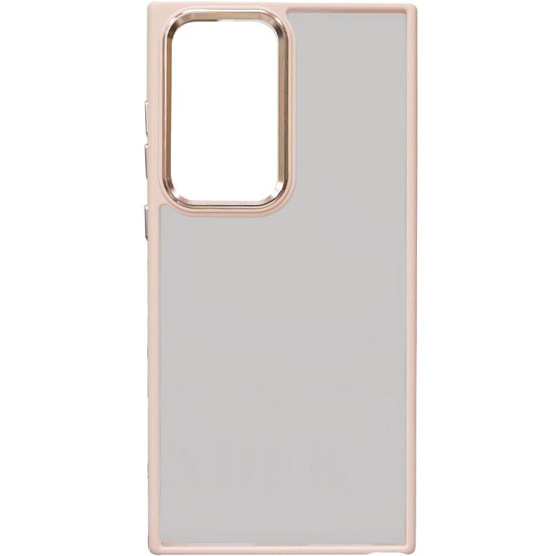 Накладка FIBRA Metallic Matte для Samsung S23FE (Pink sand)