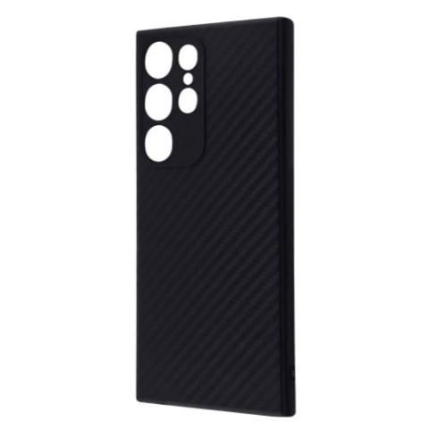 Накладка Carbon для Samsung S23 Ultra  (Black)