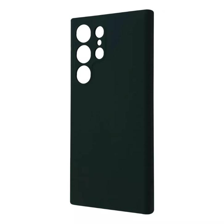 Silicone Cover FIBRA Full Camera without Logo (A) для Samsung S24 Ultra (Dark green)