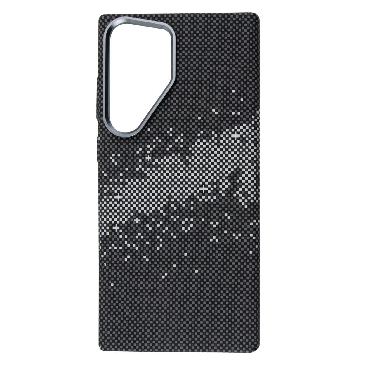 Чохол Carbonite Gleam Case with Magnetic Ring для Samsung S23 Ultra (pixel storm)