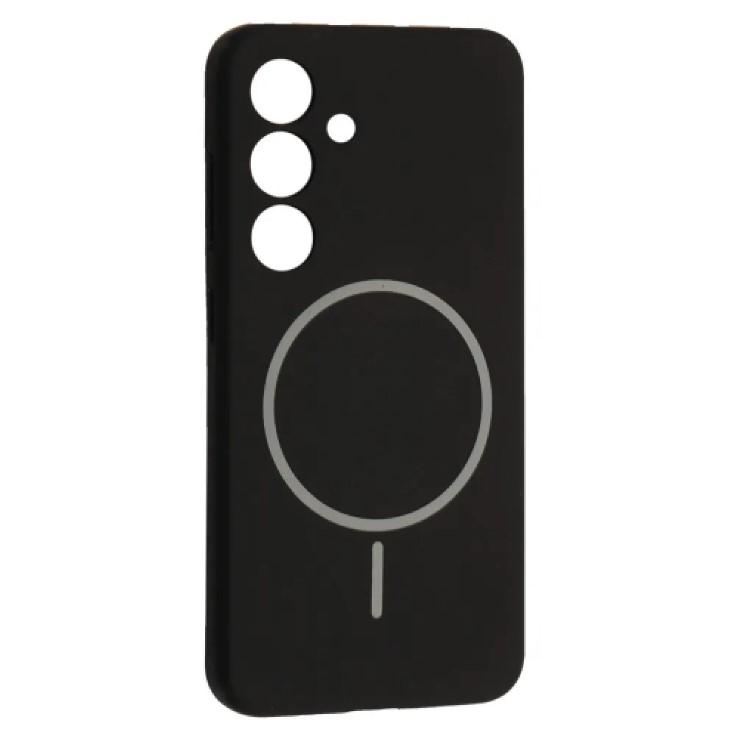 Silicone Case Full Protective (AA) with MagSafe для Samsung S24 (Black)