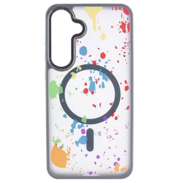 Чохол TPU+PC Flush with Magnetic Fit для Samsung S24 / S25 (Titanium grey)