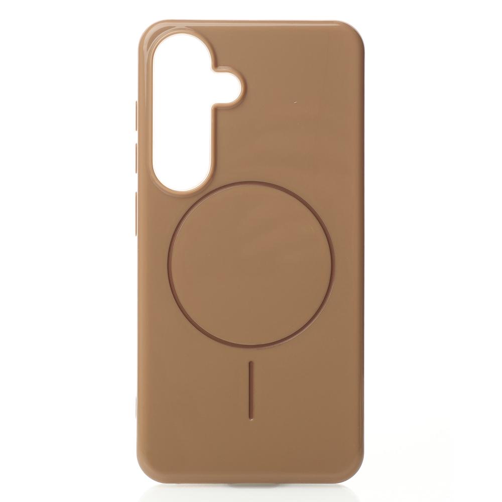Чохол Glamour MagSafe для Samsung S24 FE desert titanium