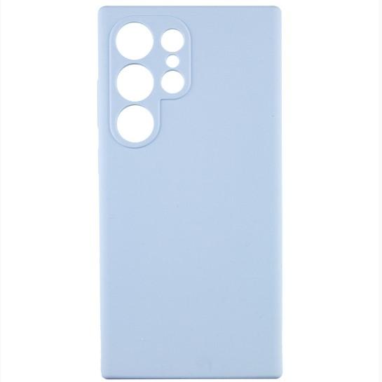 Silicone Cover FIBRA Full Camera without Logo (A) для Samsung S24 Ultra (Lilac cream)