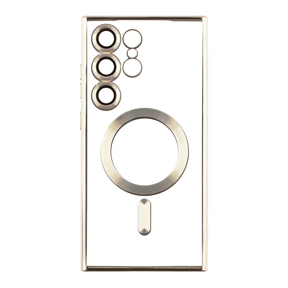 Накладка SHINING Camera MagSafe для Samsung S24 Ultra (Silver)