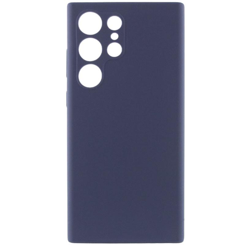 Silicone Cover FIBRA Full Camera without Logo (A) для Samsung S24 Ultra (Navy Blue)