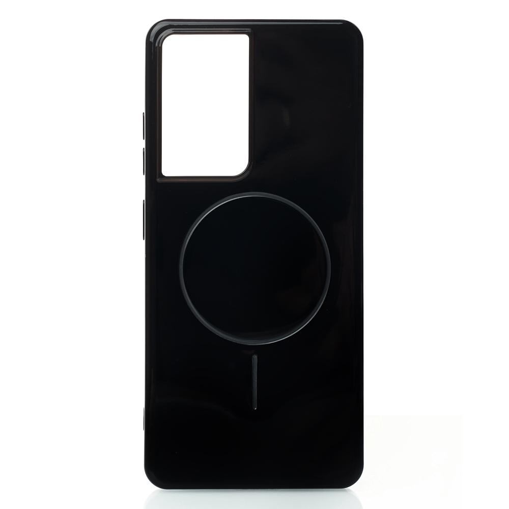 Чохол Glamour MagSafe для Samsung S21 Ultra чорний