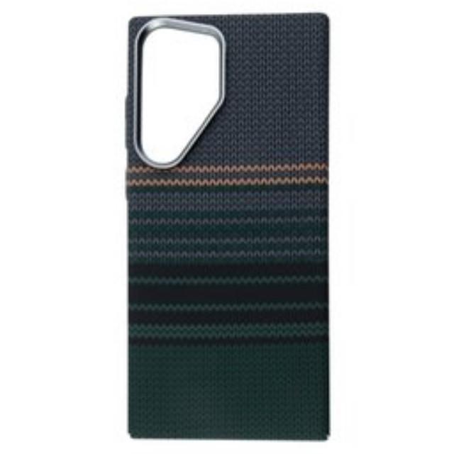 Чохол Carbonite Design with MagSafe для Samsung S25 Ultra (Blue/Green)