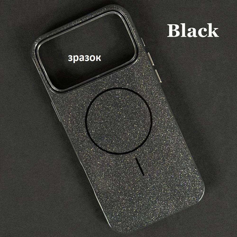 Чохол Color Glitter Magnetic для Samsung S26 Ultra  (Чорний)