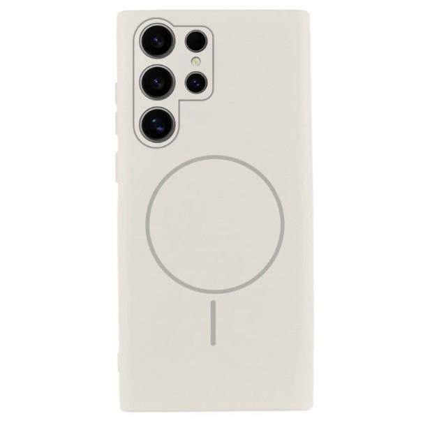 Silicone Case Full Protective (AA) with MagSafe для Samsung S26 Ultra (White)