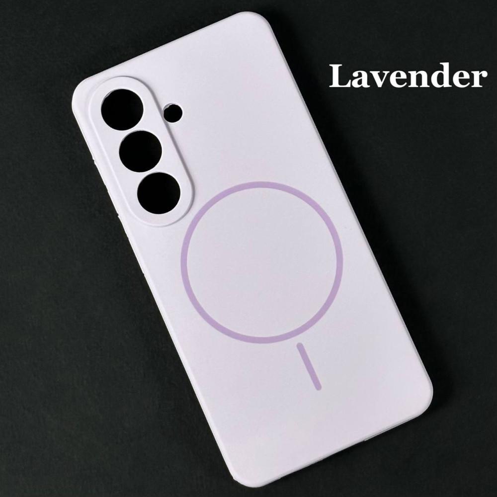 Silicone Case Full Protective (AA) with MagSafe для Samsung S26 Ultra (Lght purple)