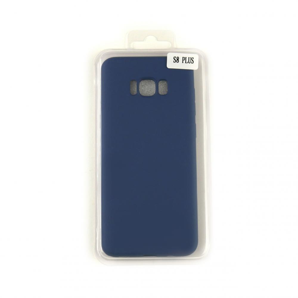 Silicone Case Full Cover для Samsung S8 Plus синя