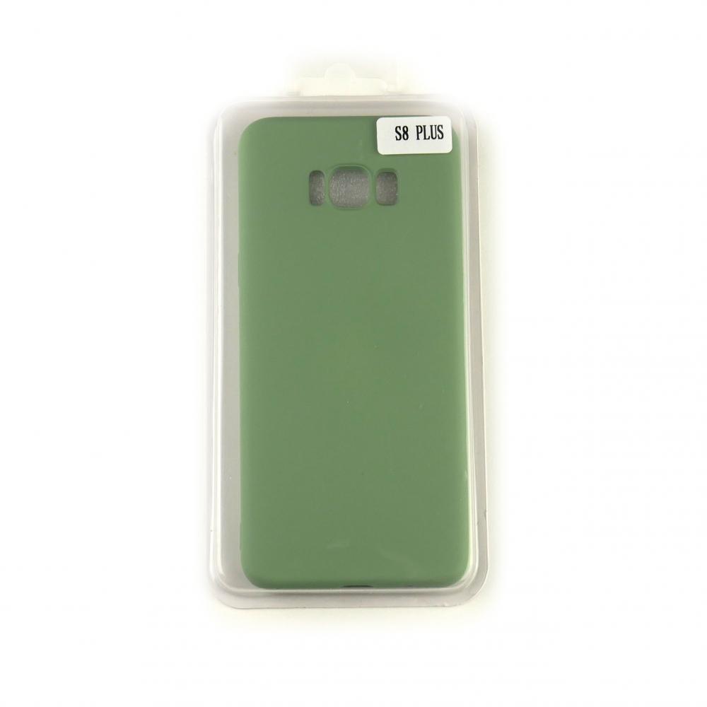 Silicone Case Full Cover для Samsung S8 Plus зелена