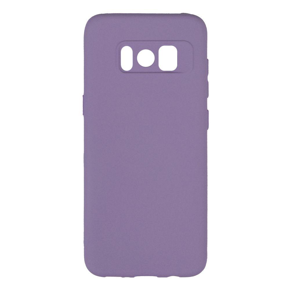 Silicone Cover Full camera without Logo (A) для Samsung S8 (Purple)