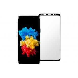 Захсне скло Full GLUE 3D для Samsung S9 Plus з чорною рамкою