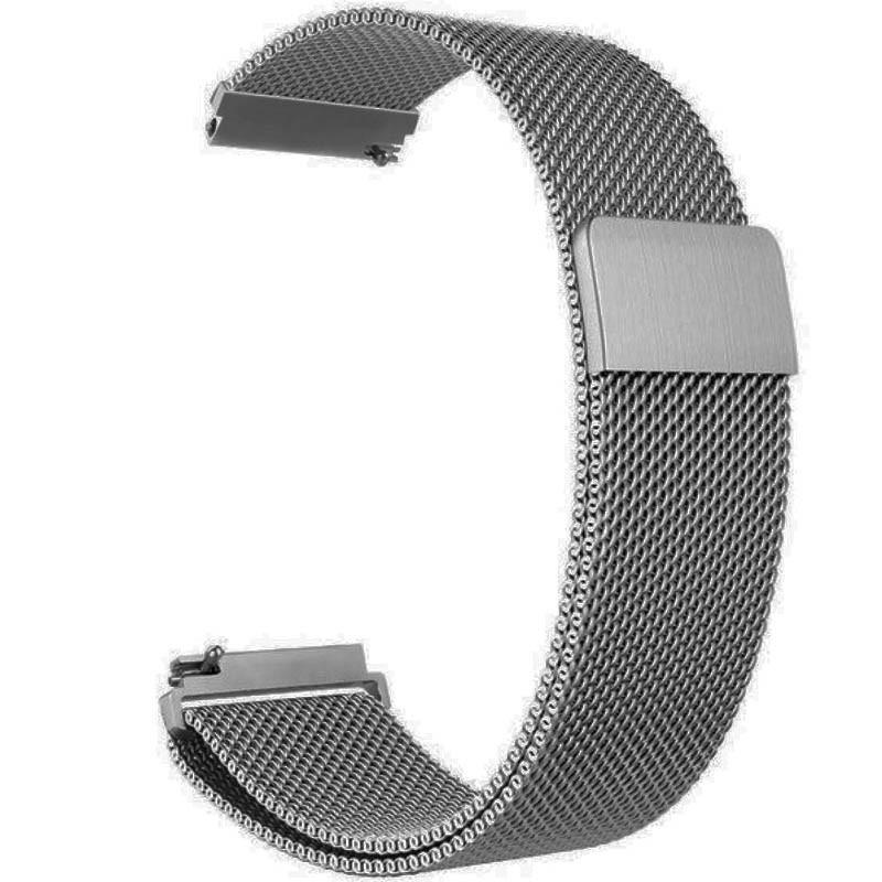 Ремінець Milanese Loop для Xiaomi Amazfit /Samsung 20 mm (Space grey)