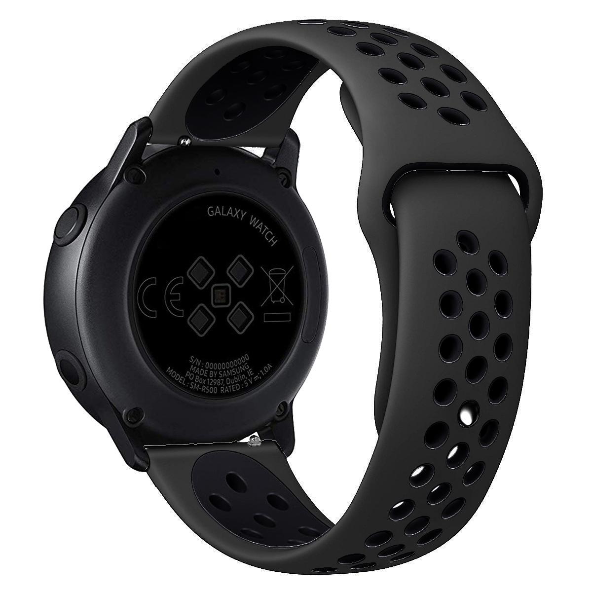 Ремінець Sport Nike+ для Xiaomi Amazfit/Samsung 22 mm (black/black)