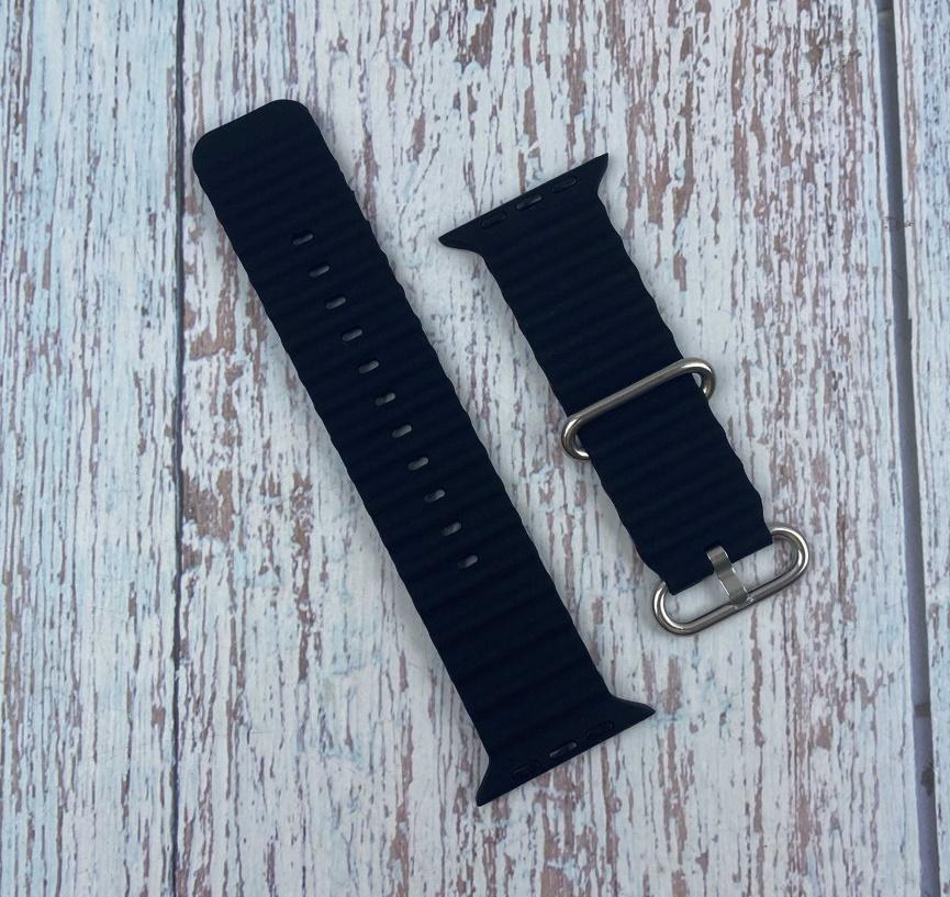 Ремінець Ocean Band Design для Watch 42/44/45/49 mm  (Black)