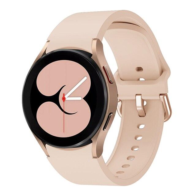 Ремінець Silicone для Samsung Watch 4 / Watch 5 / Watch 6 / Watch 7 20 mm (Pink sand)