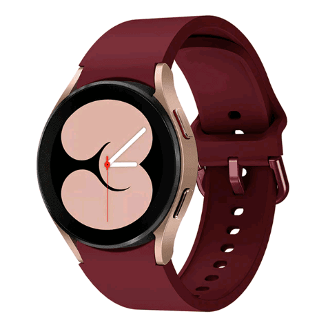 Ремінець Silicone для Samsung Watch 4 / Watch 5 / Watch 6 / Watch 7 20 mm (Marsala)