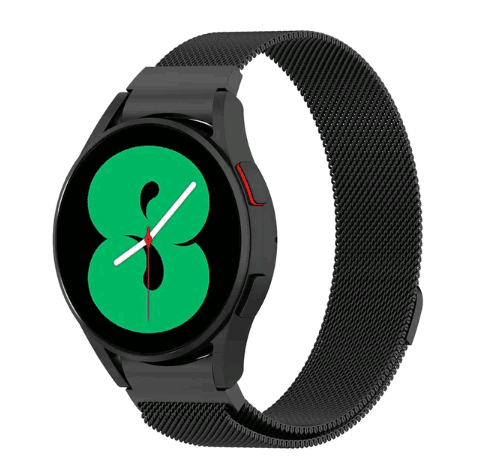 Ремінець Milanese Loop для Samsung Watch 4 / Watch 5 / Watch 6 / Watch 7 20 mm (Black)