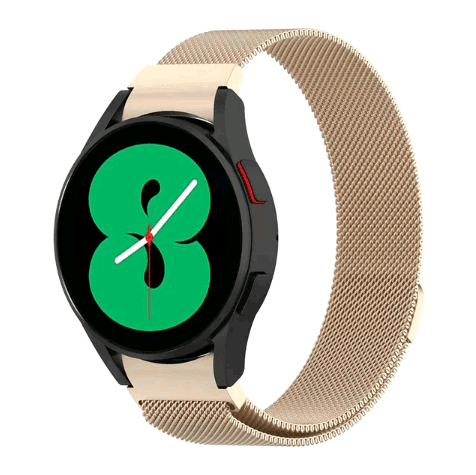 Ремінець Milanese Loop для Samsung Watch 4 / Watch 5 20 mm (Gold)