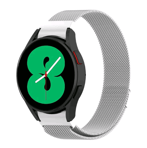 Ремінець Milanese Loop для Samsung Watch 4 / Watch 5 / Watch 6 / Watch 7 20 mm (Silver)