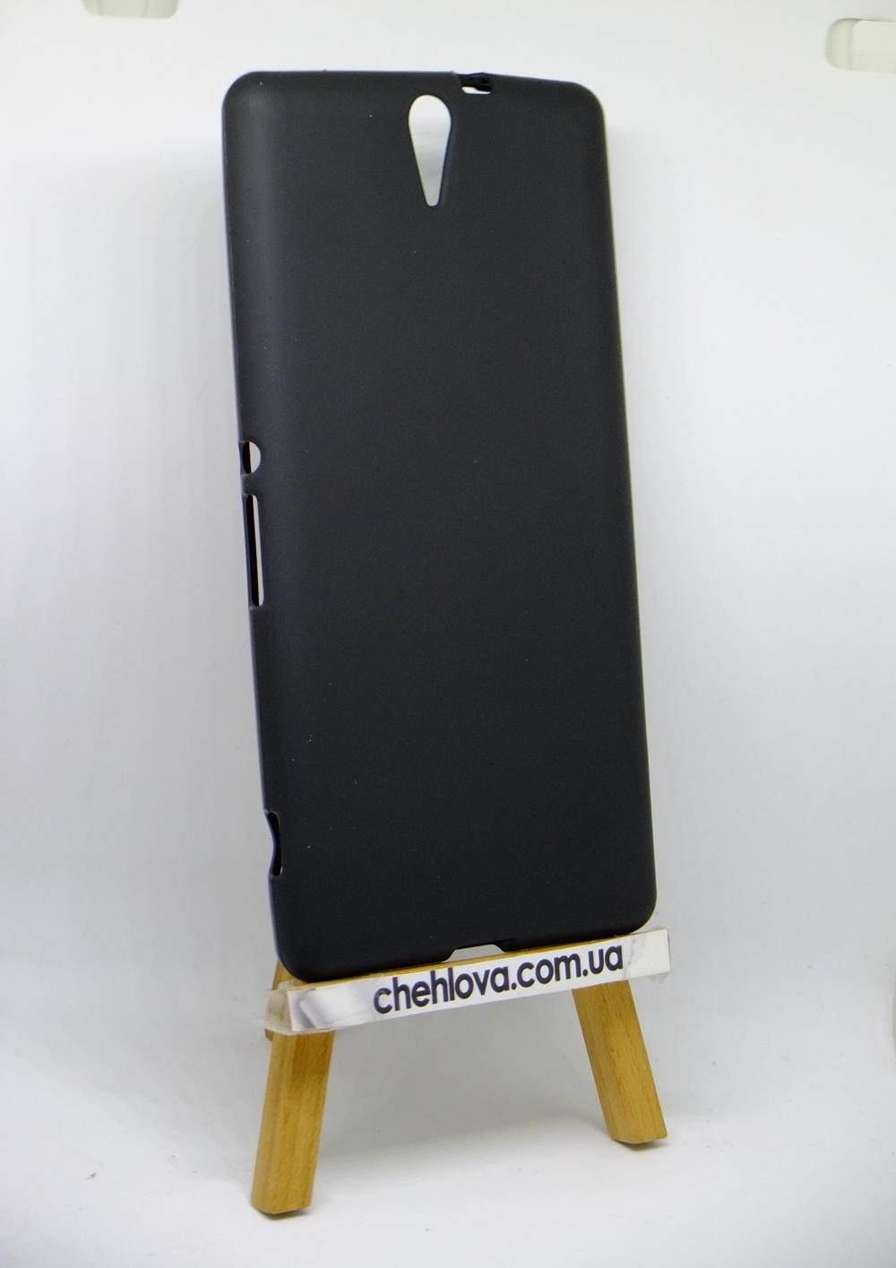 Чехол для Sony C5 черный силикон