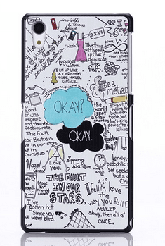 Чехол для Sony Z2 "Okay" (пластик)