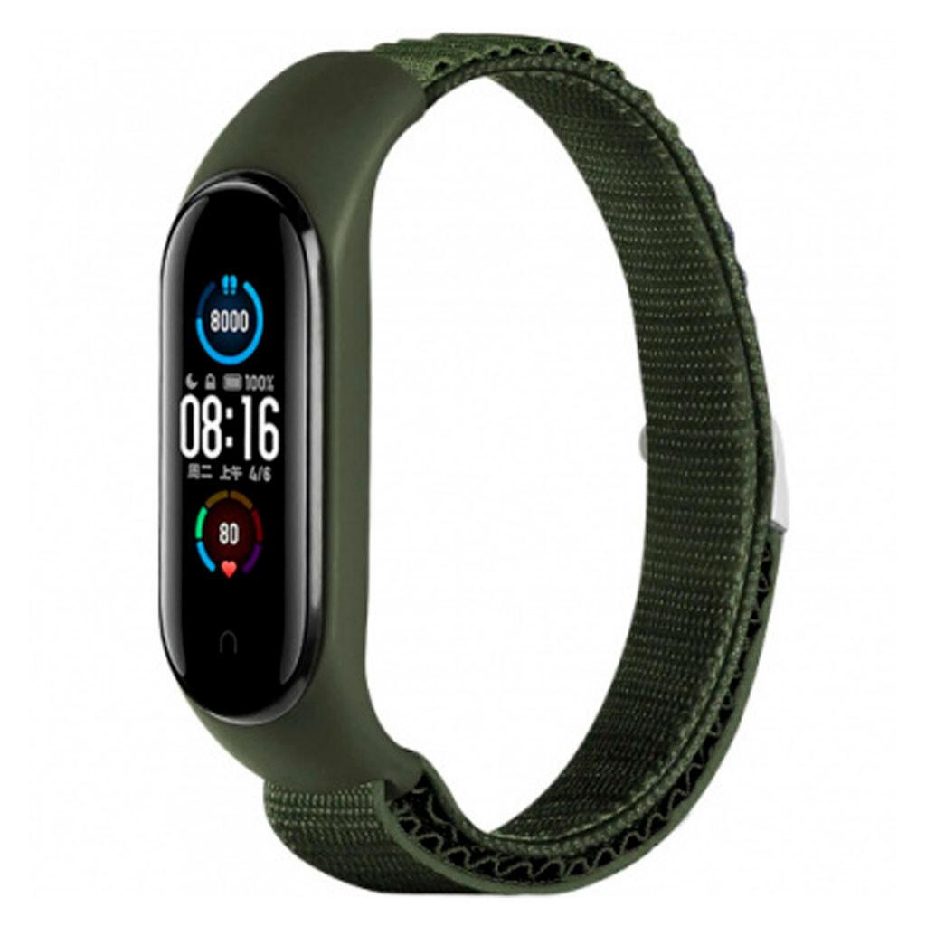 Ремінець Alpine Loop для Xiaomi Mi Band 5/6/7 (Dark green)