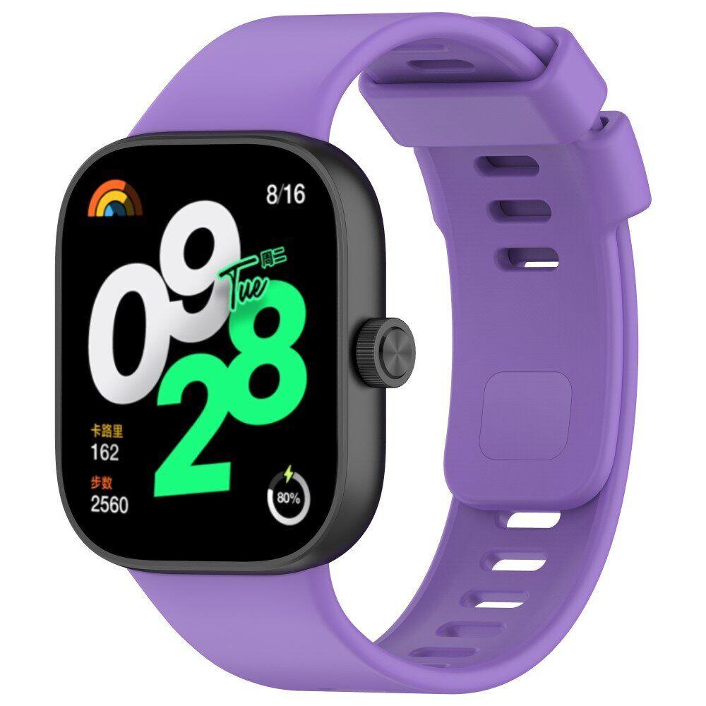 Силіконовий ремінець BeCover для Xiaomi Redmi Watch 4/Xiaomi Smart Band 8 Pro Purple