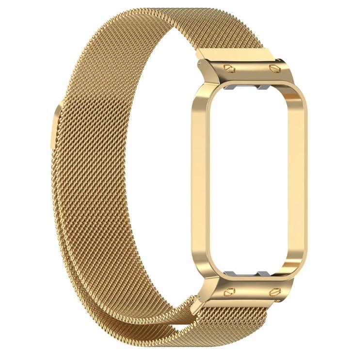 Ремінець Milanese Loop для Xiaomi Redmi Smart Band 2/Mi Smart Band 8 золотий