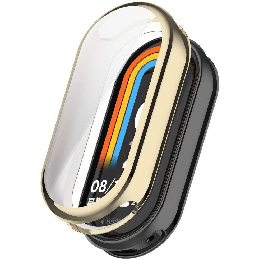 Чохол-накладка Silicone Face Case для Xiaomi Mi Band 8 (Gold)