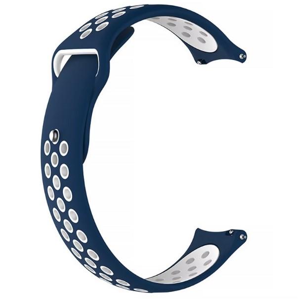 Ремінець Sport 22 mm Dark blue/White