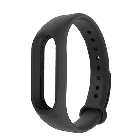 Ремінець для Mi Band 3/Band 4 Silicone (Black)