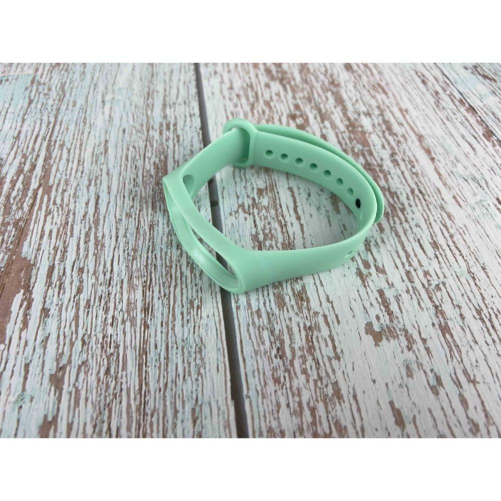 Ремінець Silicone для Mi Band 7/6/5 (Лазурний)
