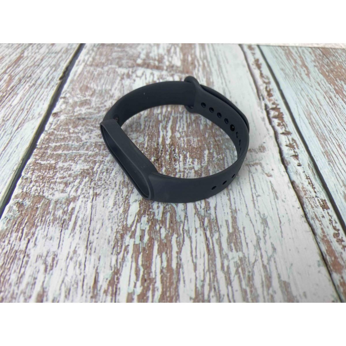 Ремінець Silicone для Xiaomi Mi Band 5/6 (Dark Gray)