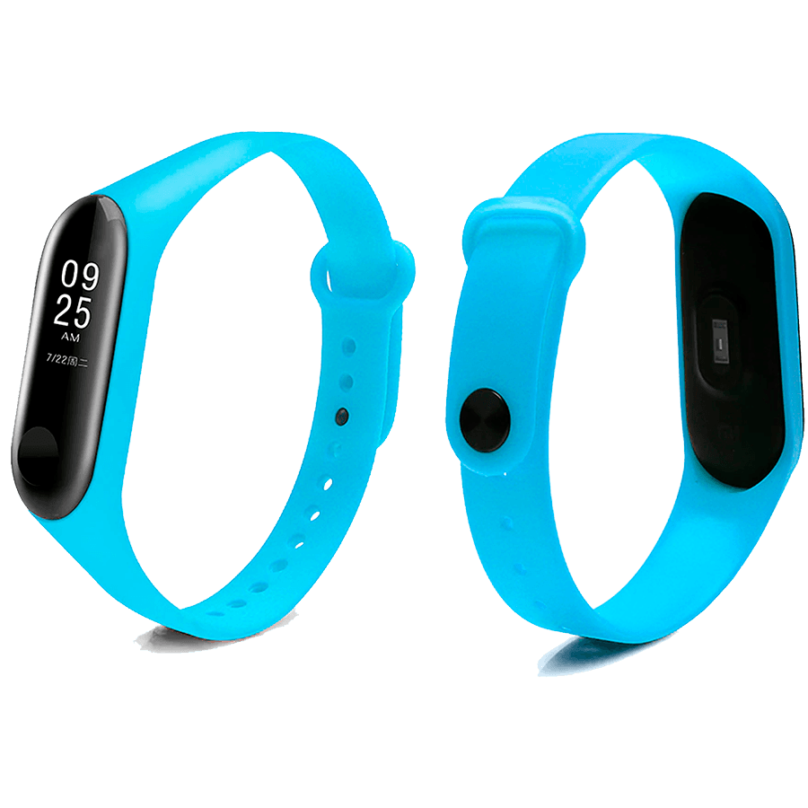 Ремінець Silicone для Mi Band 3/4 (Light Blue)