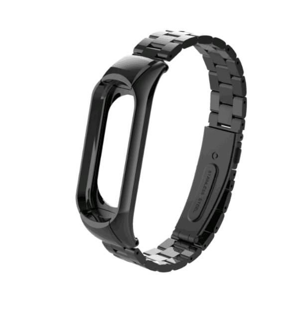 Ремінець Steel для Mi Band 3/4 (Black)