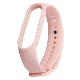 Ремінець Silicone для Xiaomi Mi Band 5/6 (Pink Sand)